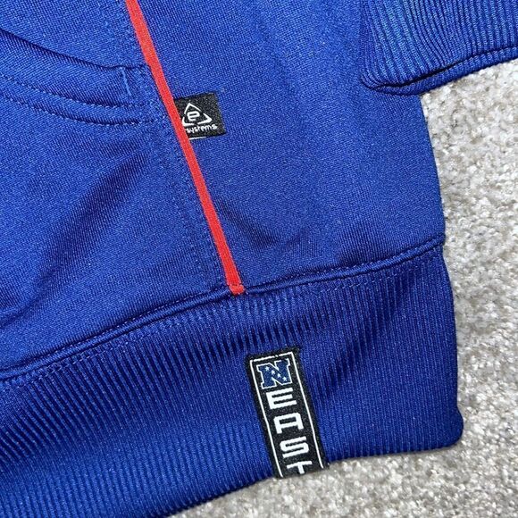 All sewn Polyester New York Giants NFL Blue Full Zipper football track jacket XL - Picture 3 of 5
